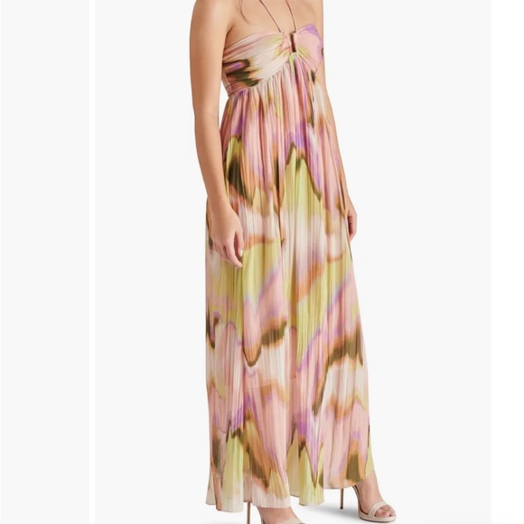 Steve Madden Nolita Pleated Halter Dress - Picture 4 of 9